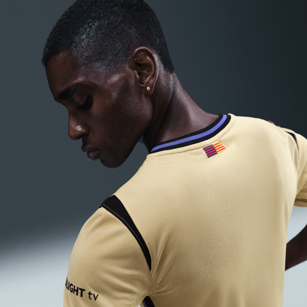 Barcelona 2025/26 Away Stadium Replica Jersey - Gold on sale
