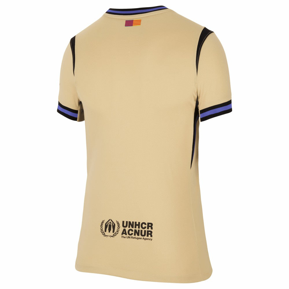 Barcelona Women's 2025/26 Away Stadium Replica Jersey - Gold for sale