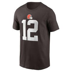 Shedeur Sanders Cleveland Browns 2025 NFL Draft Name & Number T-Shirt - Brown outlet