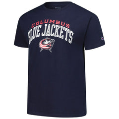 Columbus Blue Jackets Champion Primary Logo T-Shirt - Navy T-shirts
