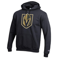 Vegas Golden Knights Champion Primary Logo 1-Hit Pullover Hoodie - Black Hoodies