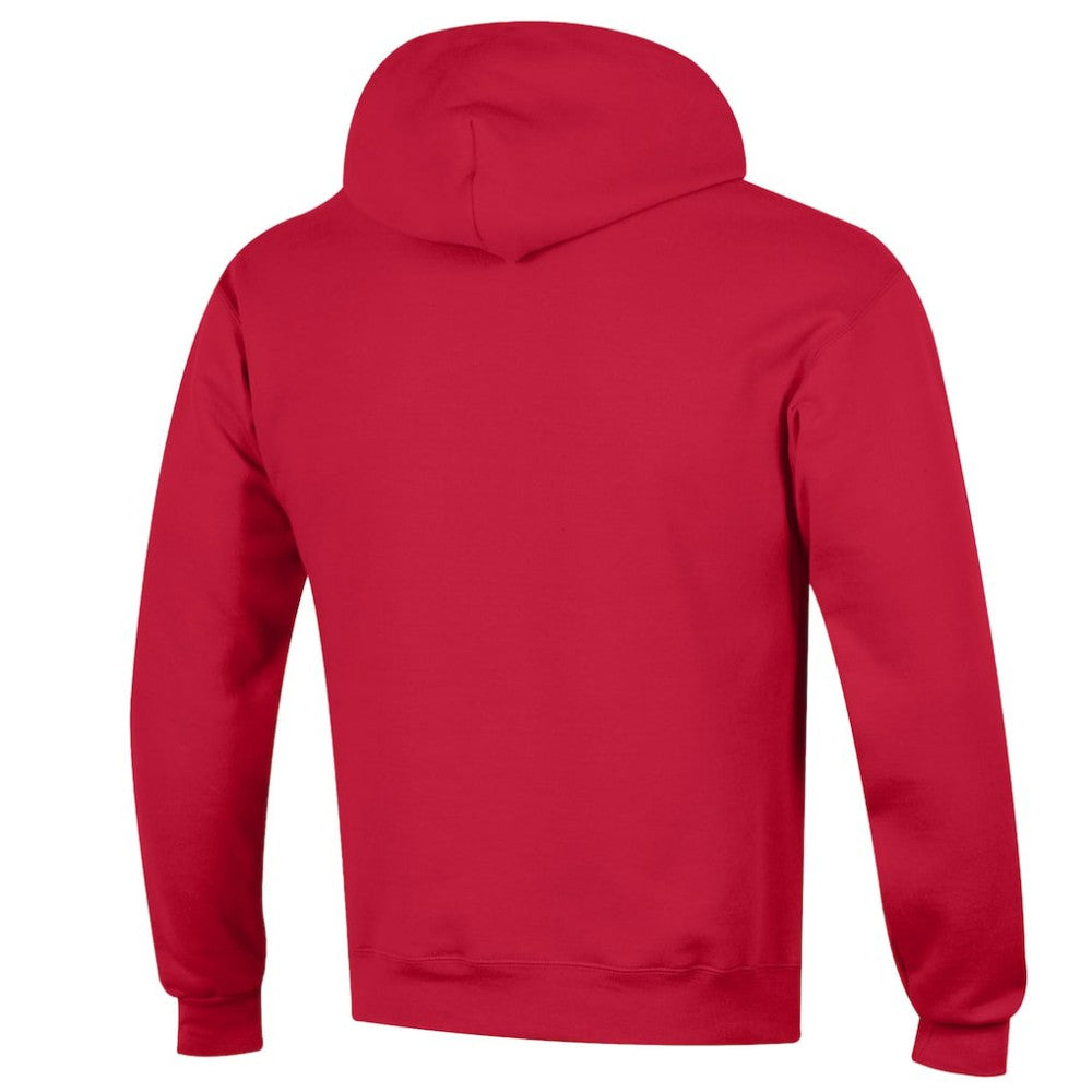 Carolina Hurricanes Champion Primary Logo 1-Hit Pullover Hoodie - Red Hoodies