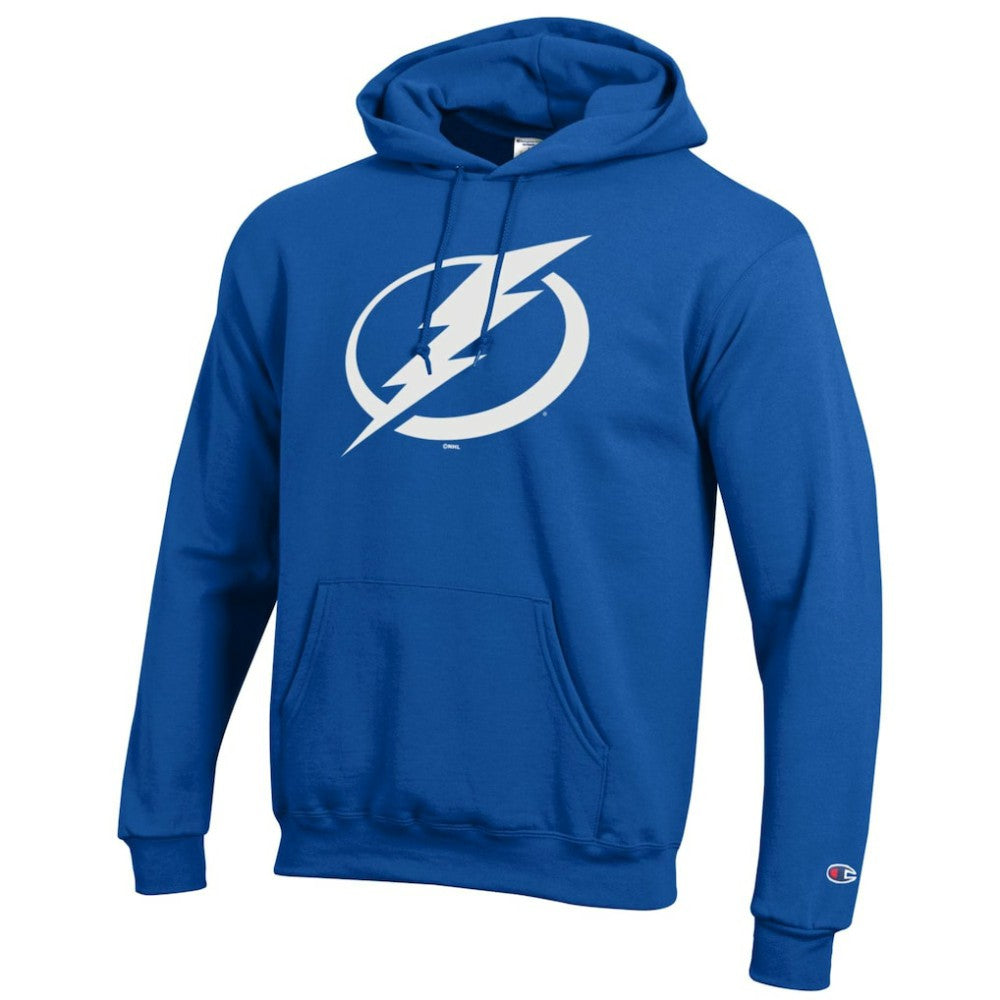 Tampa Bay Lightning Champion Primary Logo 1-Hit Pullover Hoodie - Blue Hoodies