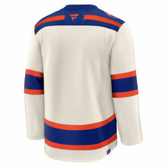 Edmonton Oilers Fanatics Alternate Premium Jersey - Light Beige Jerseys