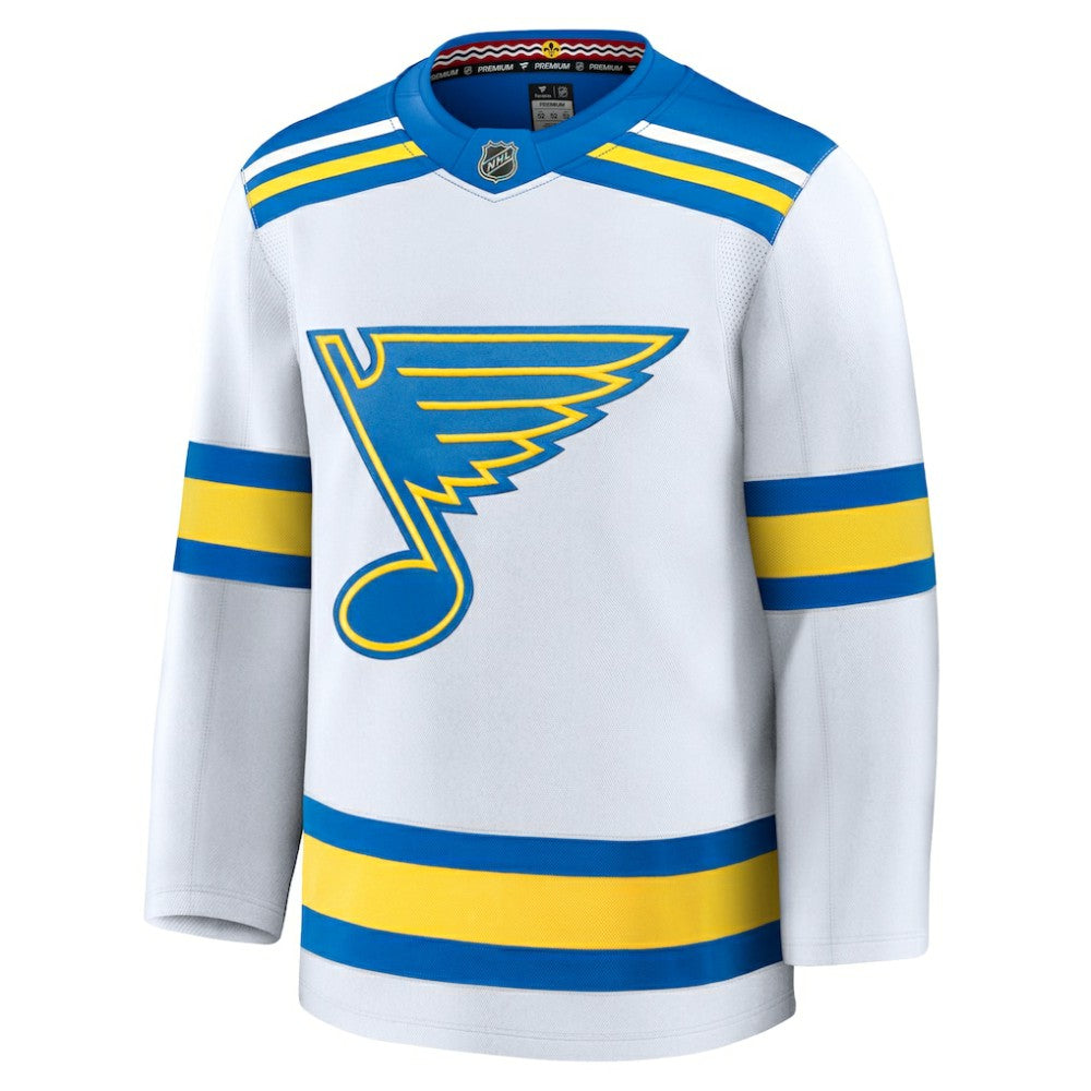 St. Louis Blues Fanatics Away Premium Jersey - White Jerseys
