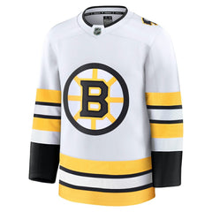 Boston Bruins Fanatics Away Premium Jersey - White Jerseys