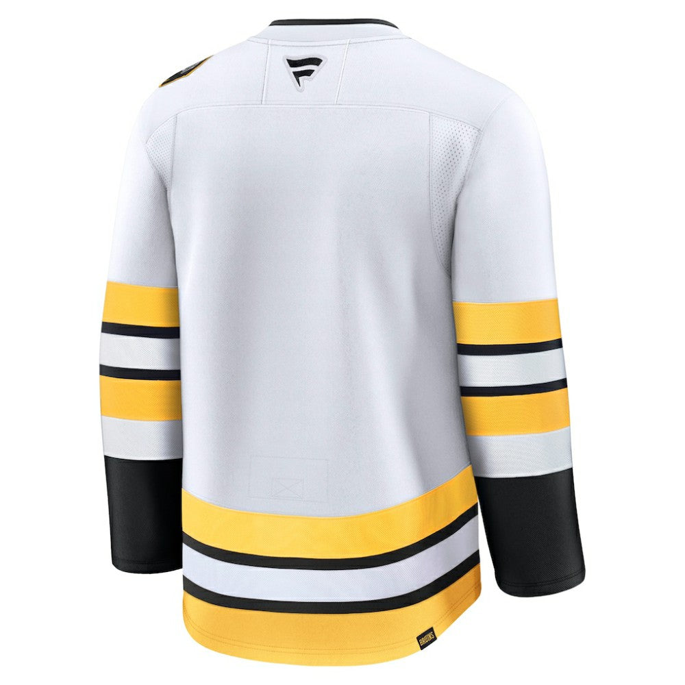 Boston Bruins Fanatics Away Premium Jersey - White Jerseys
