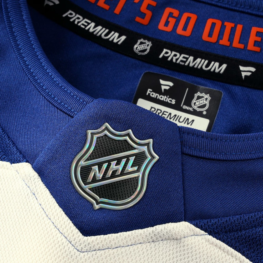 Edmonton Oilers Fanatics Alternate Premium Custom Jersey - Light Beige Jerseys