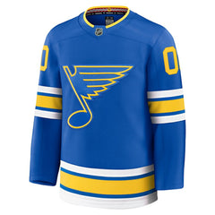St. Louis Blues Fanatics Home Premium Custom Jersey - Blue Jerseys