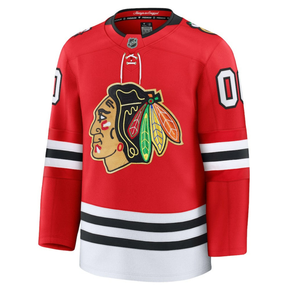 Chicago Blackhawks Fanatics Centennial Premium Custom Jersey - Red Jerseys