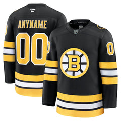 Boston Bruins Fanatics Home Premium Custom Jersey - Black Jerseys