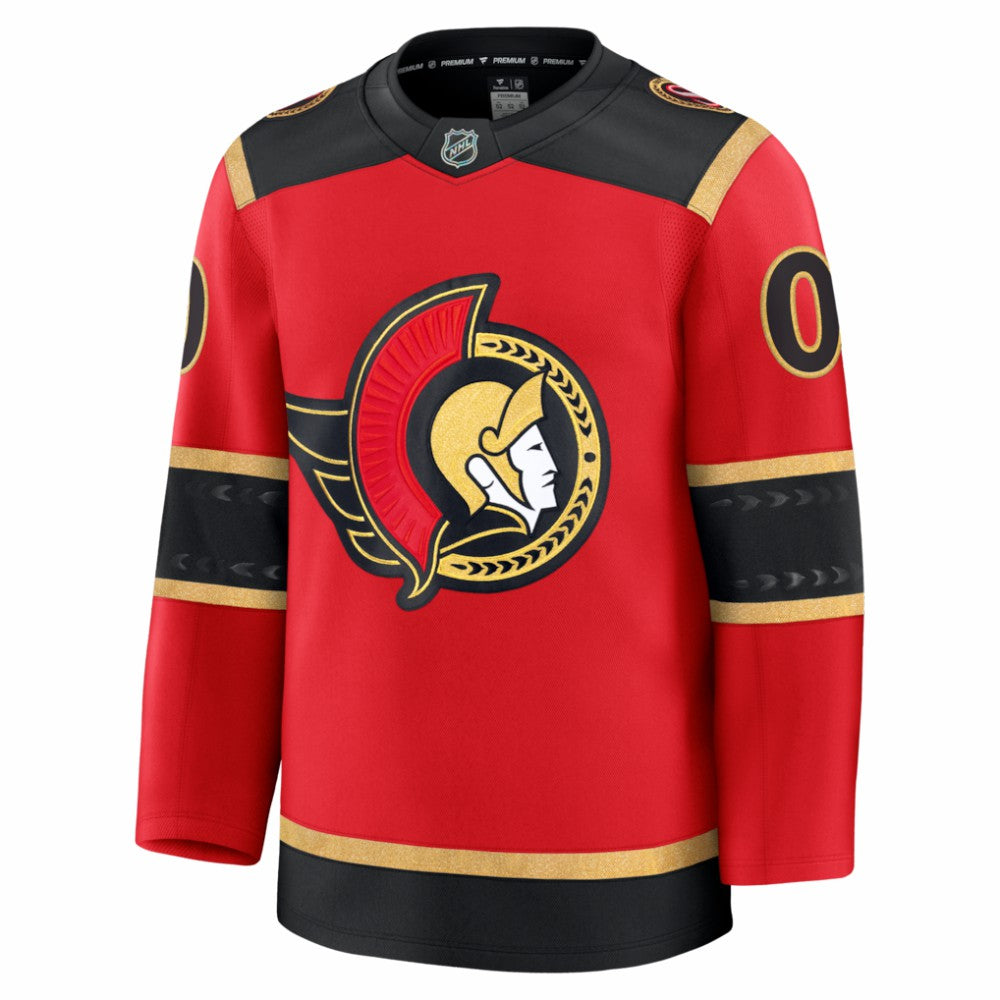 Ottawa Senators Fanatics Alternate Custom Premium Jersey - Red Jerseys