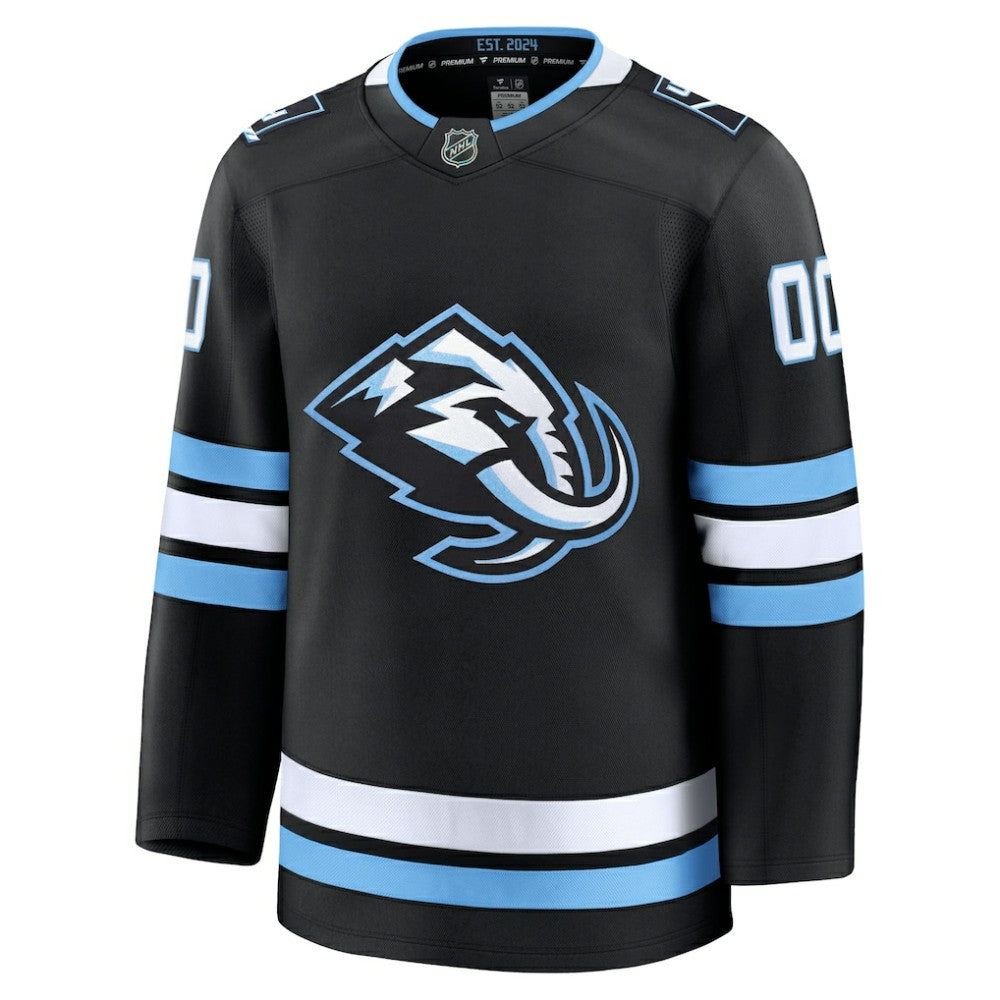 Utah Mammoth Fanatics Home Premium Custom Jersey - Black Jerseys