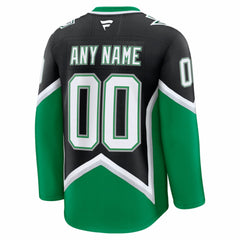 Dallas Stars Fanatics Alternate Premium Custom Jersey - Black Jerseys
