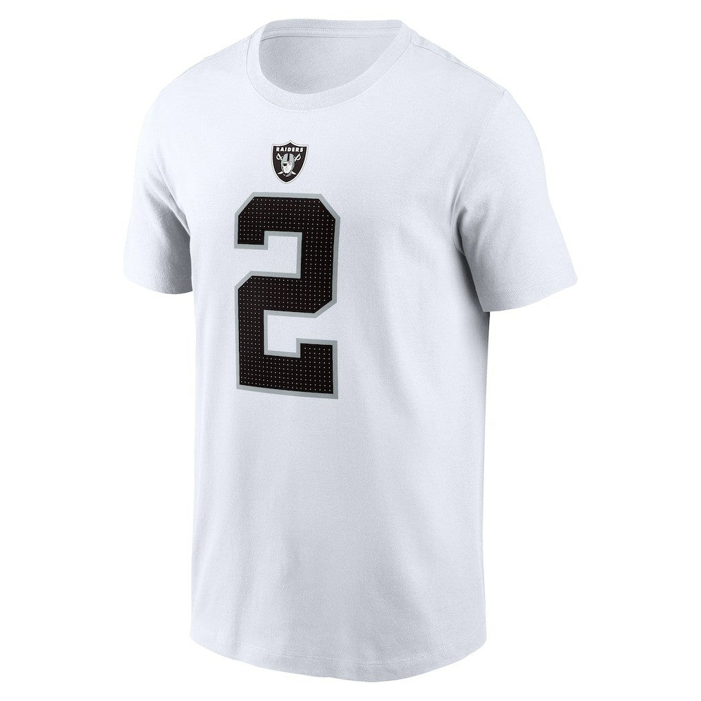 Ashton Jeanty Las Vegas Raiders Name & Number T-Shirt - White on sale