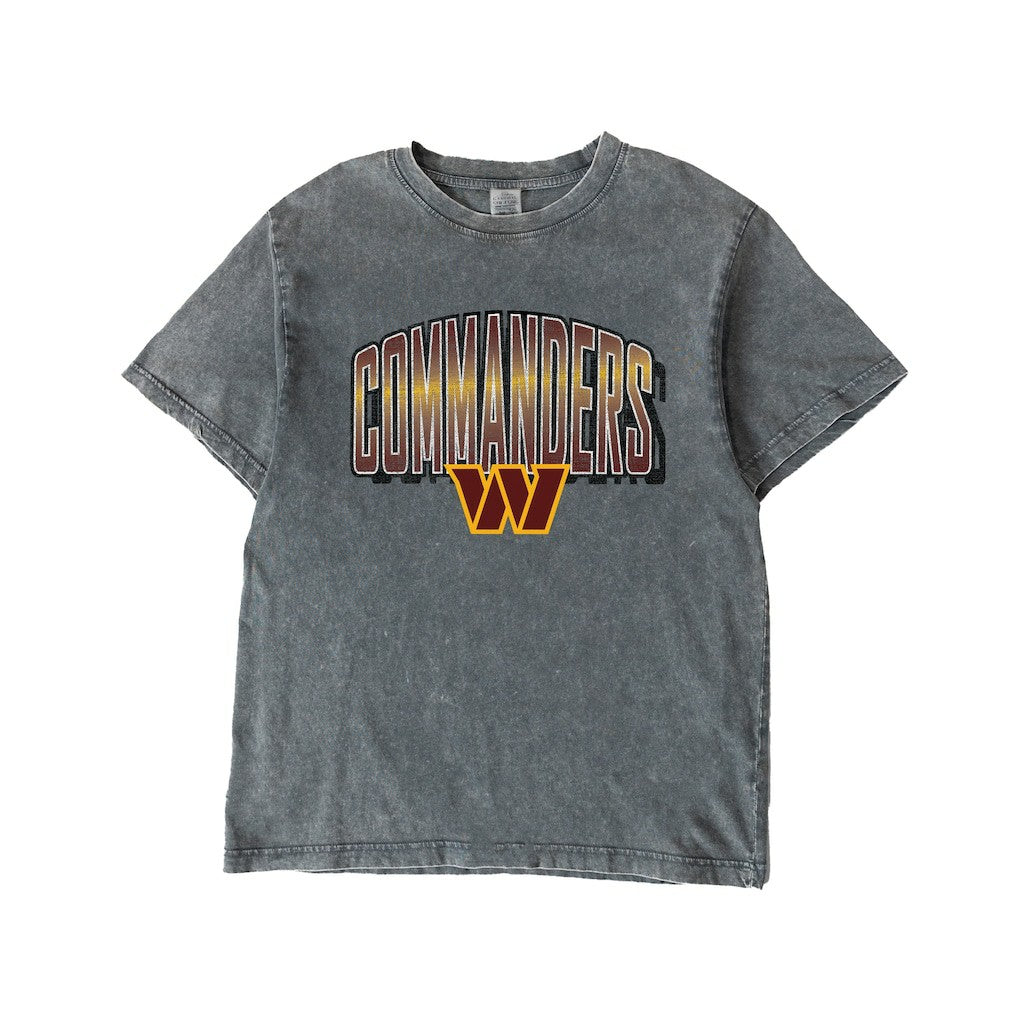 Washington Commanders Gameday Couture Women's Peak Performance Oversized Snow Wash T-Shirt - Gray for sale