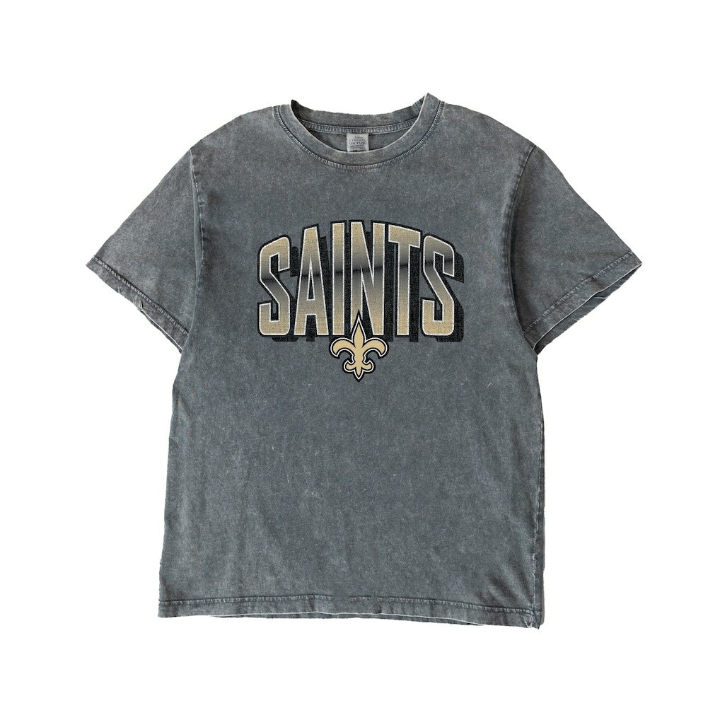 New Orleans Saints Gameday Couture Women's Peak Performance Oversized Snow Wash T-Shirt - Gray sale
