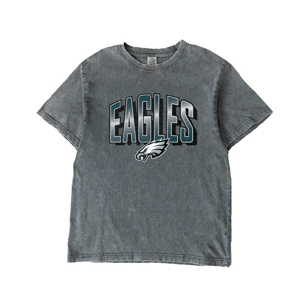 Philadelphia Eagles Gameday Couture Women's Peak Performance Oversized Snow Wash T-Shirt - Gray outlet