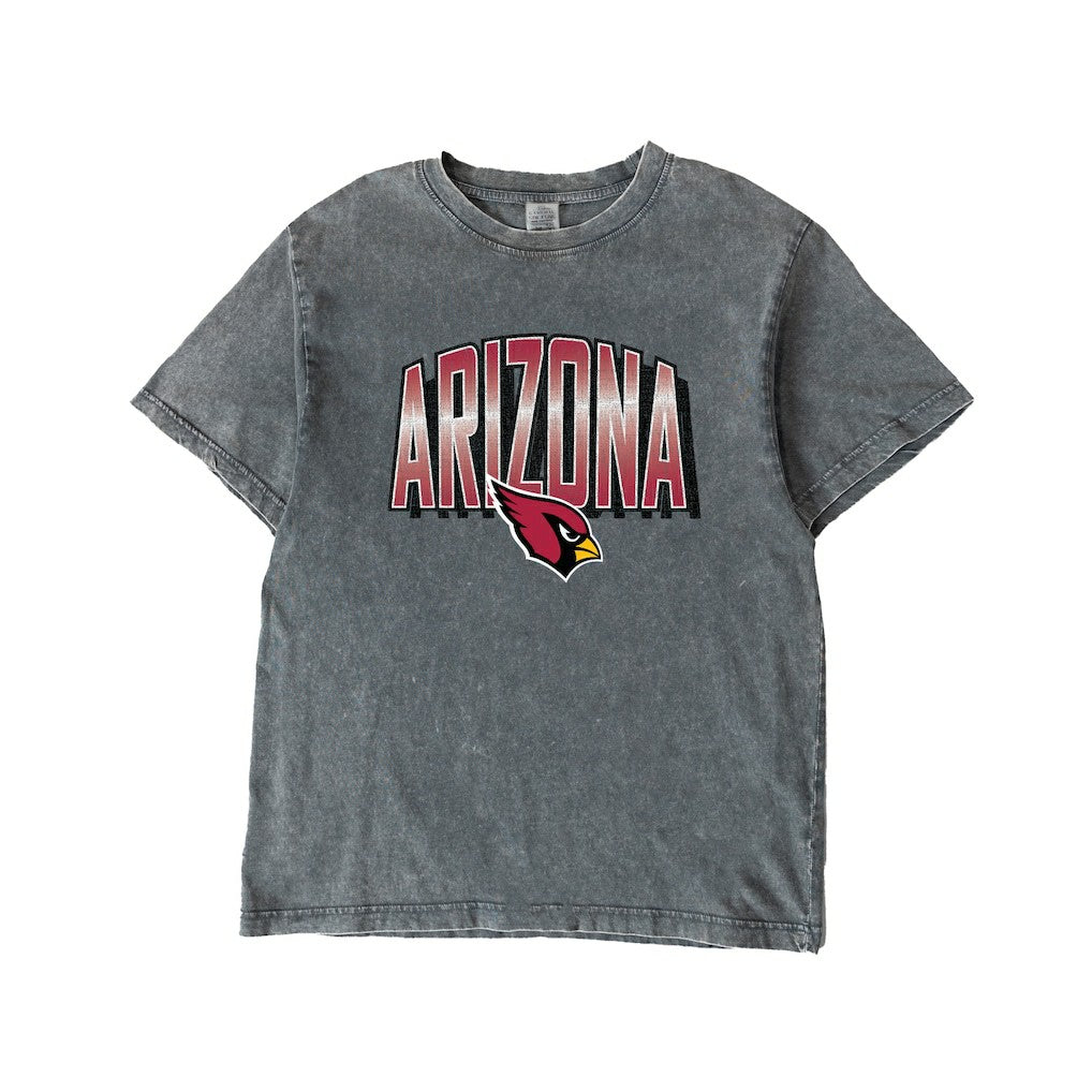 Arizona Cardinals Gameday Couture Women's Peak Performance Oversized Snow Wash T-Shirt - Gray on sale