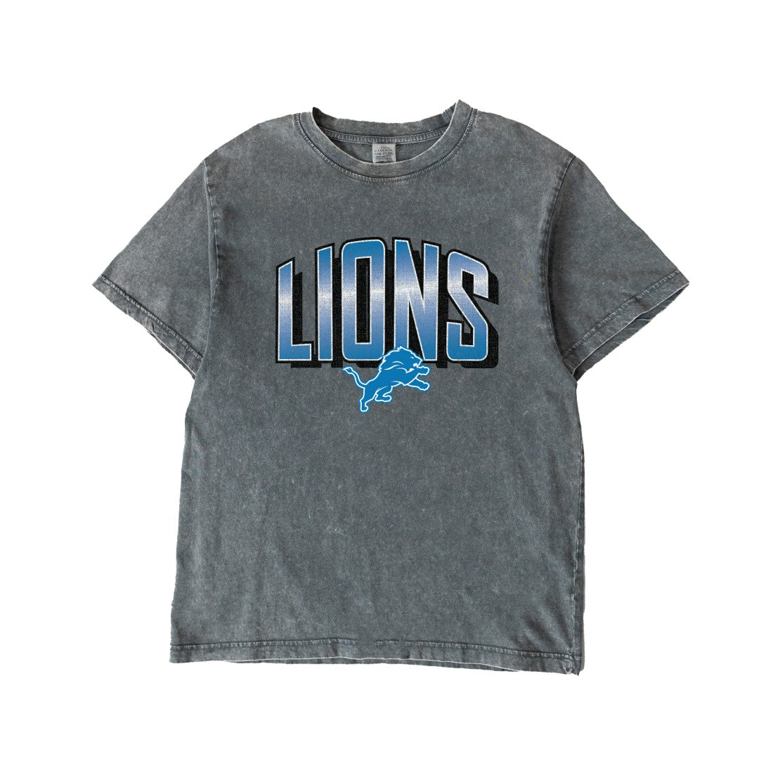 Detroit Lions Gameday Couture Women's Peak Performance Oversized Snow Wash T-Shirt - Gray discount