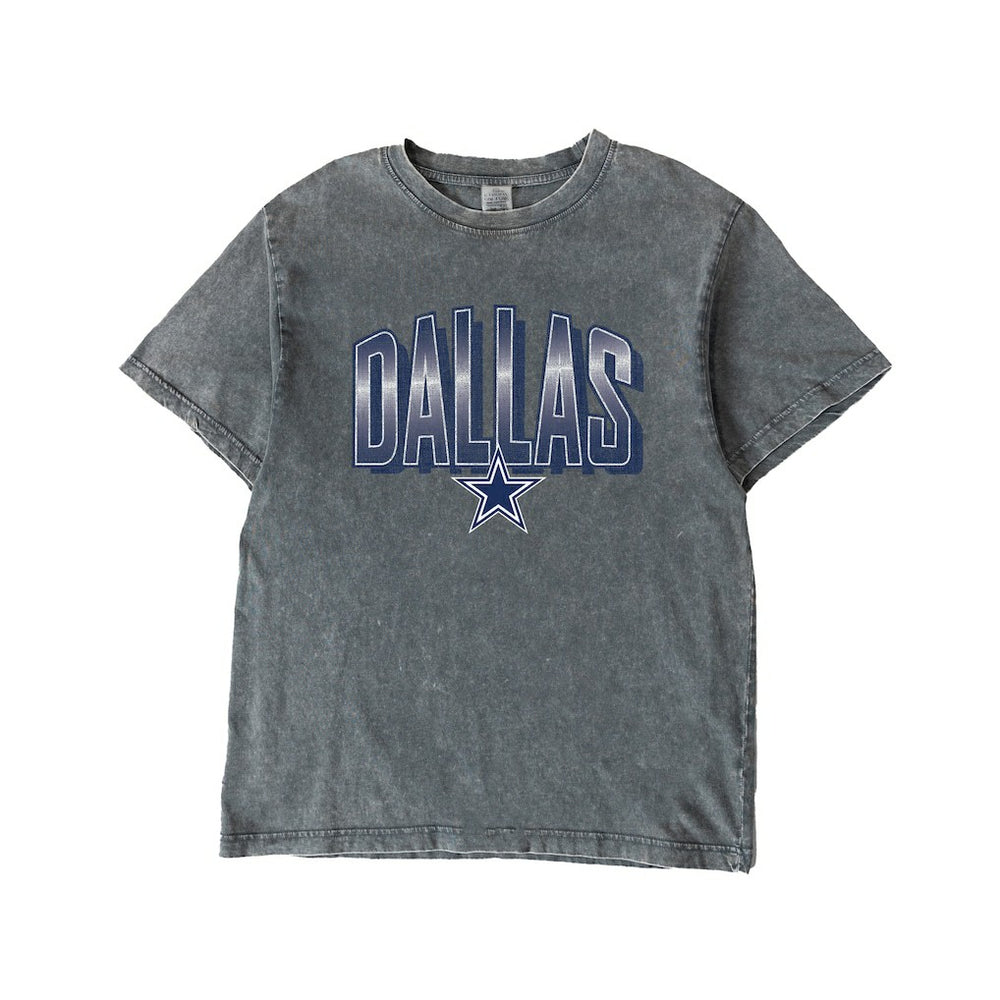Dallas Cowboys Gameday Couture Women's Peak Performance Oversized Snow Wash T-Shirt - Gray discount
