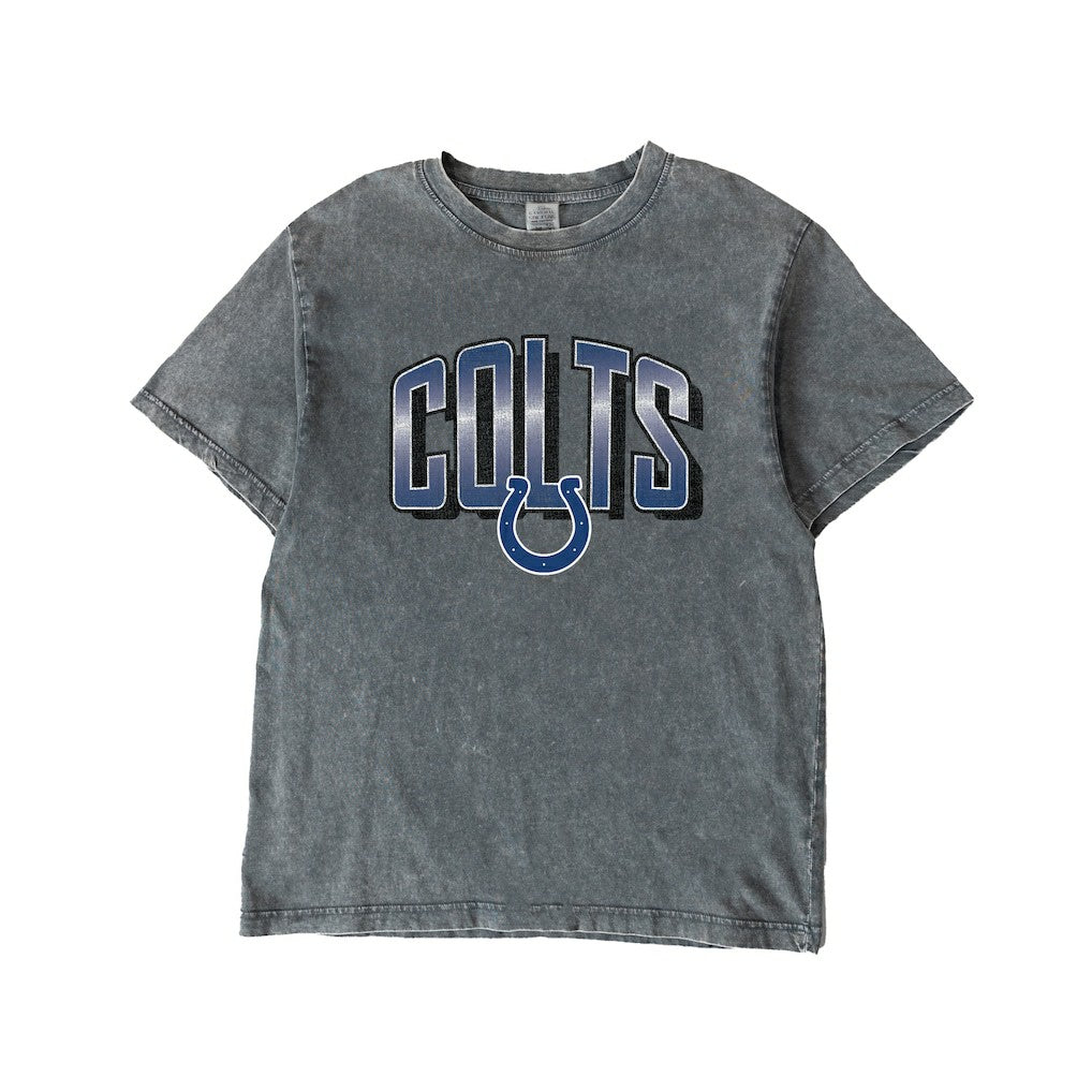 Indianapolis Colts Gameday Couture Women's Peak Performance Oversized Snow Wash T-Shirt - Gray online