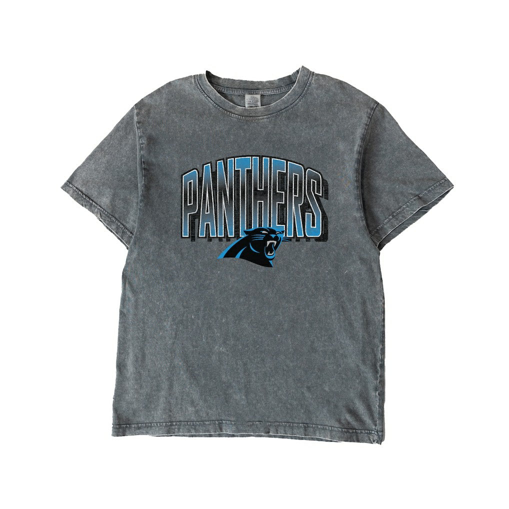 Carolina Panthers Gameday Couture Women's Peak Performance Oversized Snow Wash T-Shirt - Gray sale
