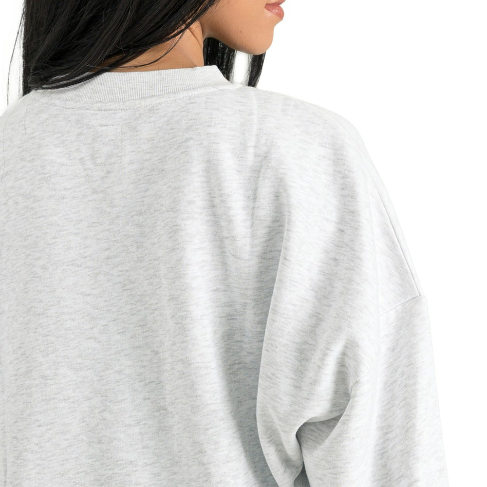 New York Jets Gameday Couture Women's Heritage Premium Fleece Pullover Sweatshirt - Gray discount