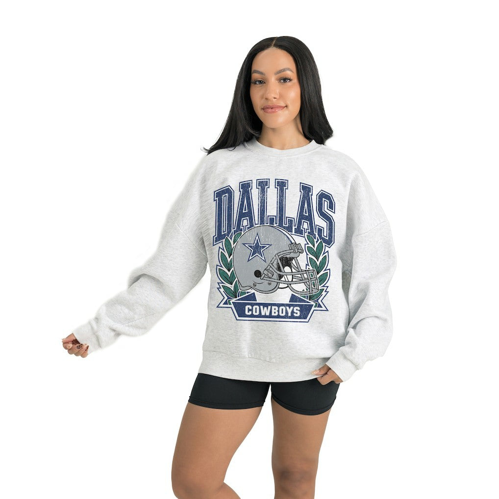 Dallas Cowboys Gameday Couture Women's Heritage Premium Fleece Pullover Sweatshirt - Gray online
