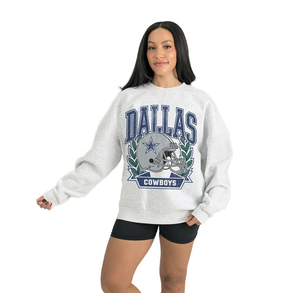 Dallas Cowboys Gameday Couture Women's Heritage Premium Fleece Pullover Sweatshirt - Gray online