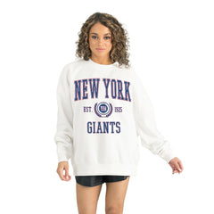New York Giants Gameday Couture Women's Timeless Triumph Premium Fleece Pullover Sweatshirt - White cheap