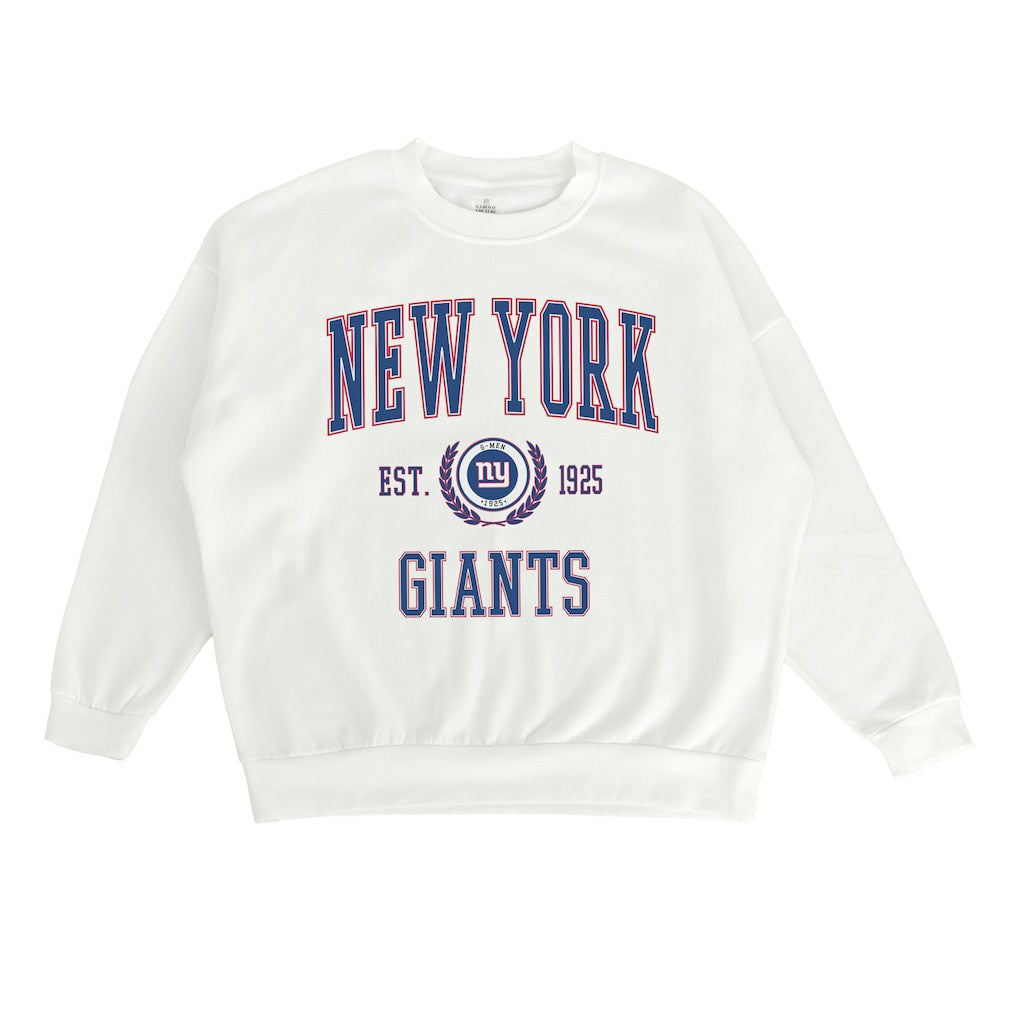 New York Giants Gameday Couture Women's Timeless Triumph Premium Fleece Pullover Sweatshirt - White cheap