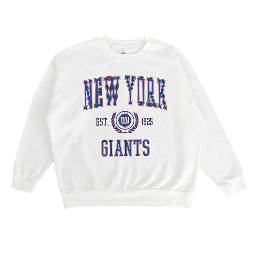 New York Giants Gameday Couture Women's Timeless Triumph Premium Fleece Pullover Sweatshirt - White cheap