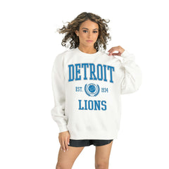 Detroit Lions Gameday Couture Women's Timeless Triumph Premium Fleece Pullover Sweatshirt - White outlet