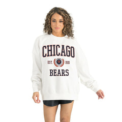 Chicago Bears Gameday Couture Women's Timeless Triumph Premium Fleece Pullover Sweatshirt - White online
