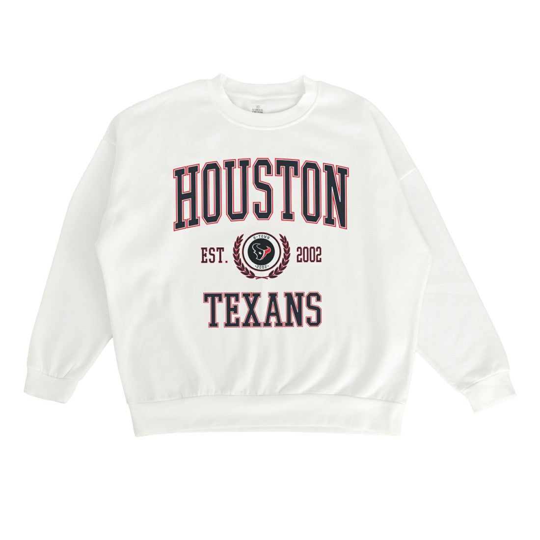 Houston Texans Gameday Couture Women's Timeless Triumph Premium Fleece Pullover Sweatshirt - White discount