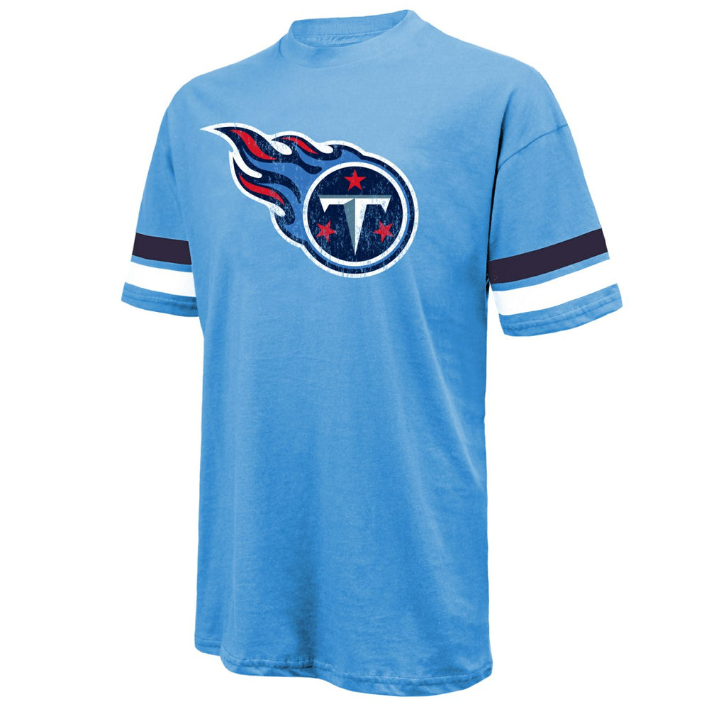 Cam Ward Tennessee Titans Majestic Threads 2025 NFL Draft First Round Pick Oversized T-Shirt - Light Blue online