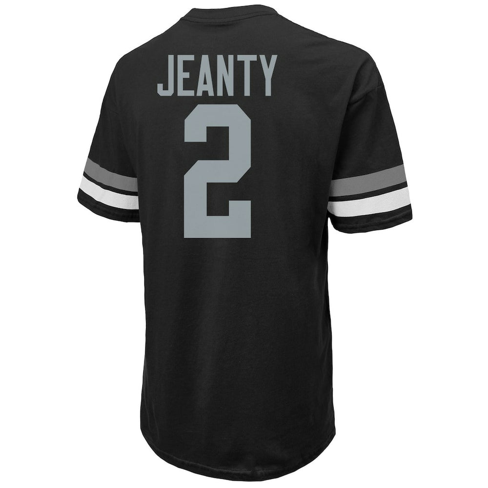 Ashton Jeanty Las Vegas Raiders Majestic Threads 2025 NFL Draft First Round Pick Oversized T-Shirt - Black discount