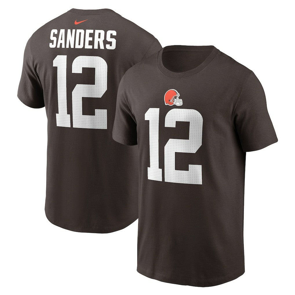 Shedeur Sanders Cleveland Browns Youth 2025 NFL Draft Player Name & Number T-Shirt - Brown online