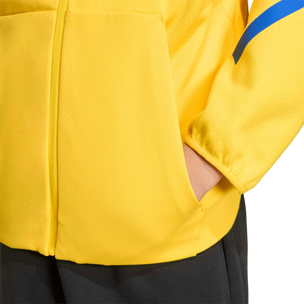 Club America Youth 2025/26 Club Anthem Full-Zip Hoodie Jacket - Yellow cheap