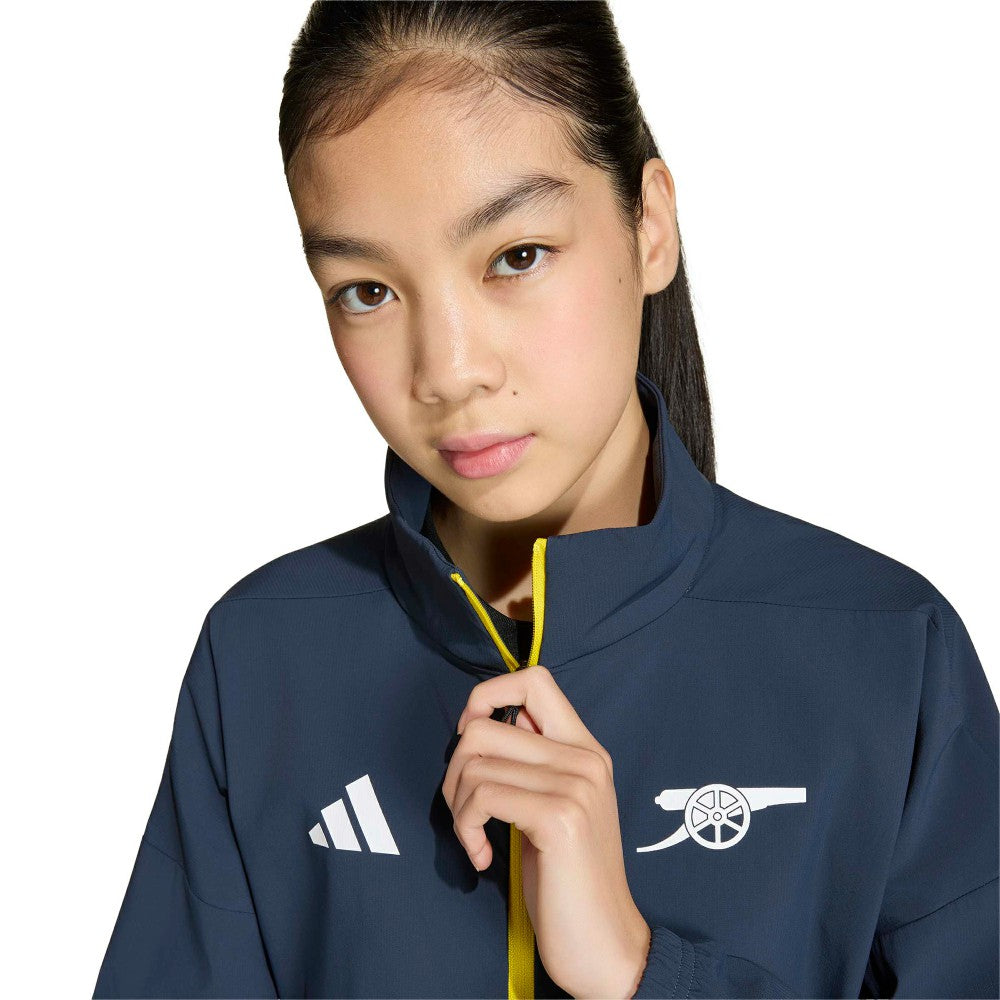 Arsenal Youth 2025/26 Club Anthem Full-Zip Jacket - Navy shop