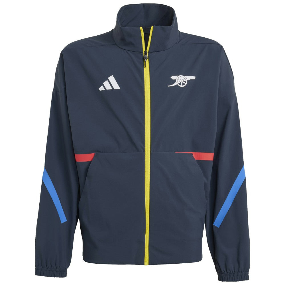 Arsenal Youth 2025/26 Club Anthem Full-Zip Jacket - Navy shop