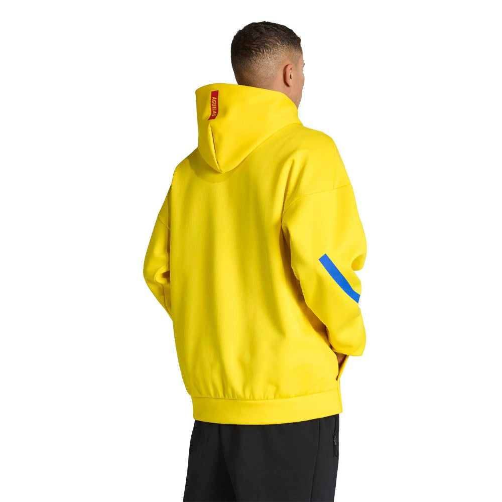 Club America 2025/26 Club Anthem Full-Zip Hooded Jacket - Yellow on sale
