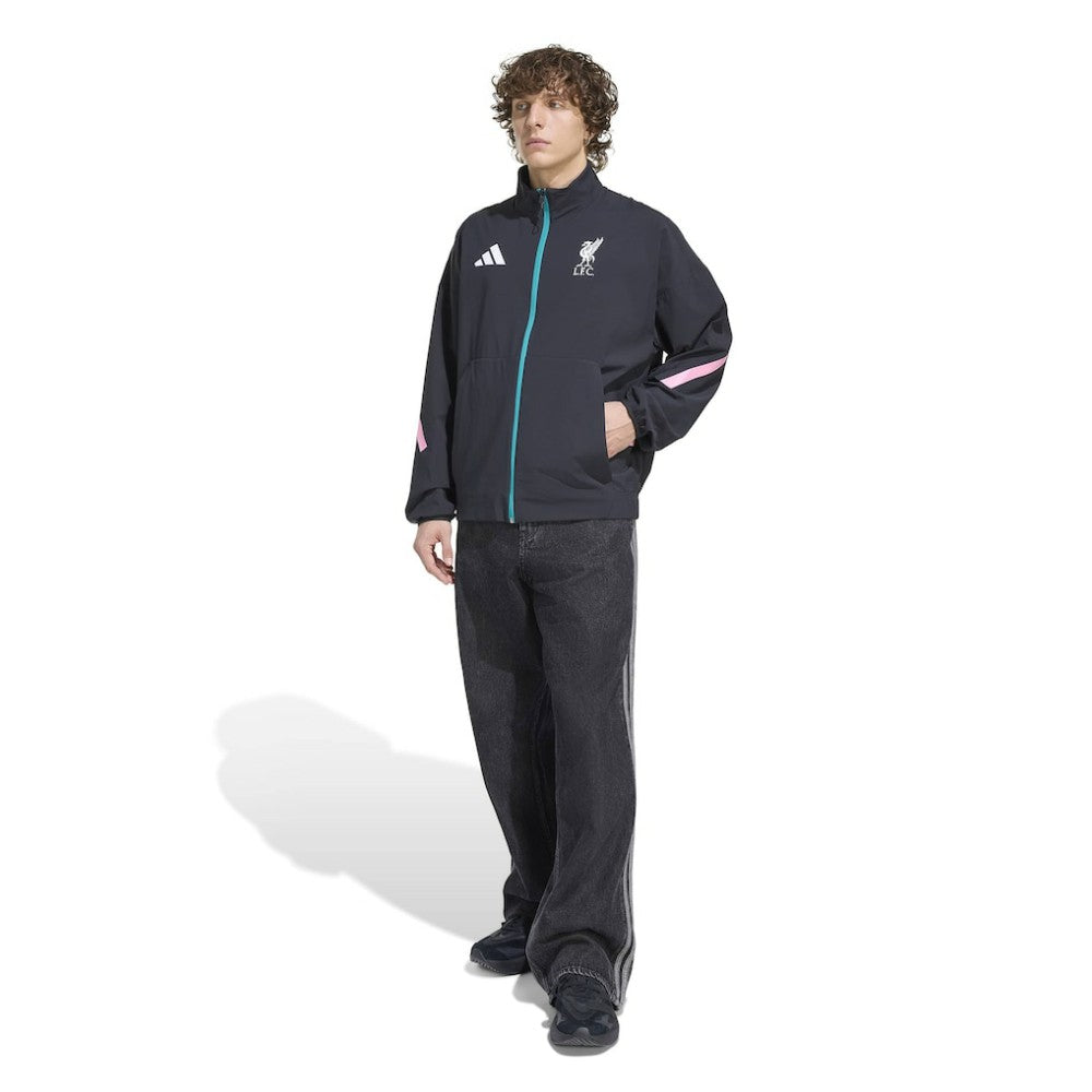 Liverpool 2025/26 Club Anthem Full-Zip Jacket - Black sale