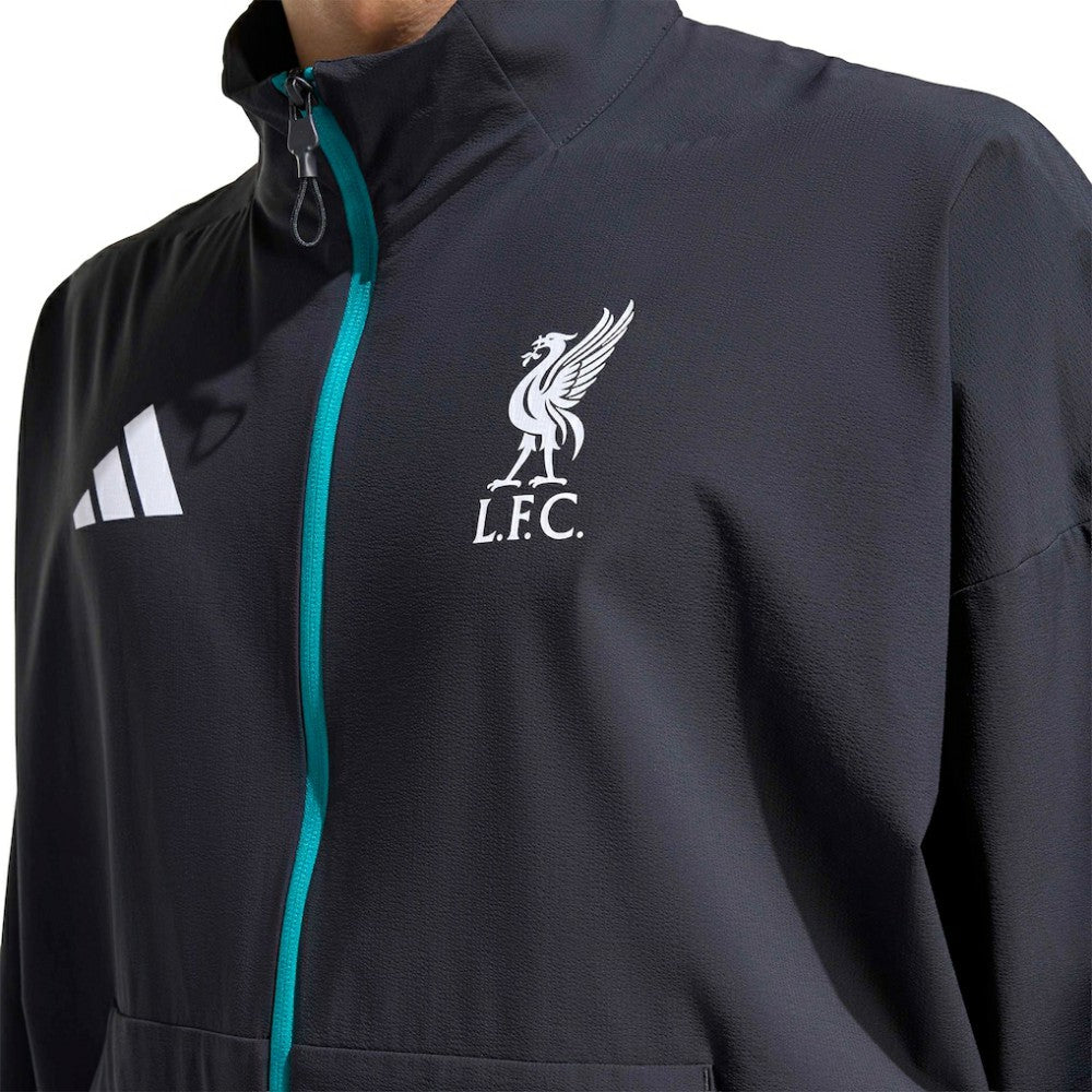 Liverpool 2025/26 Club Anthem Full-Zip Jacket - Black sale