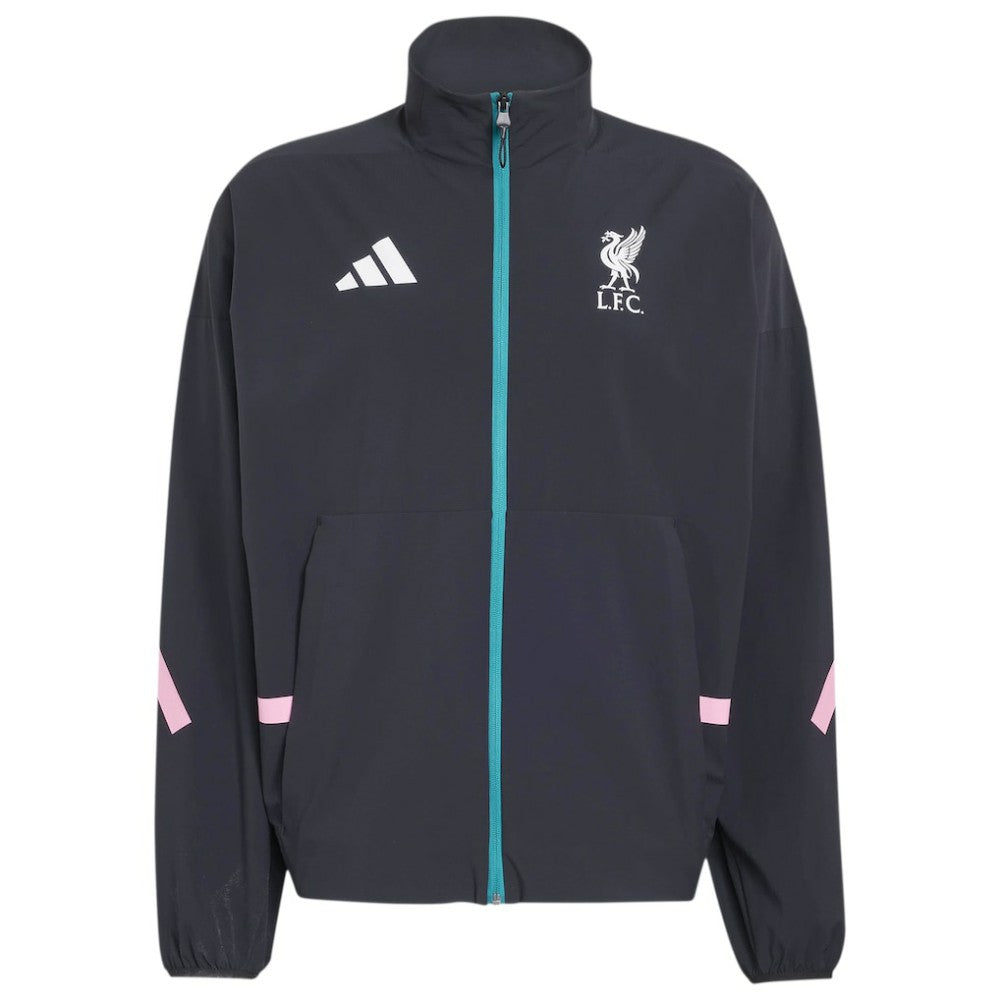 Liverpool 2025/26 Club Anthem Full-Zip Jacket - Black sale