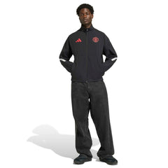 Manchester United 2025/26 Club Anthem Full-Zip Jacket - Black on sale