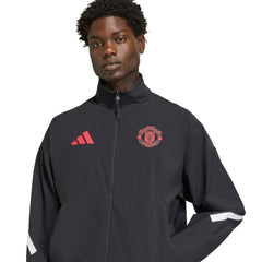 Manchester United 2025/26 Club Anthem Full-Zip Jacket - Black on sale