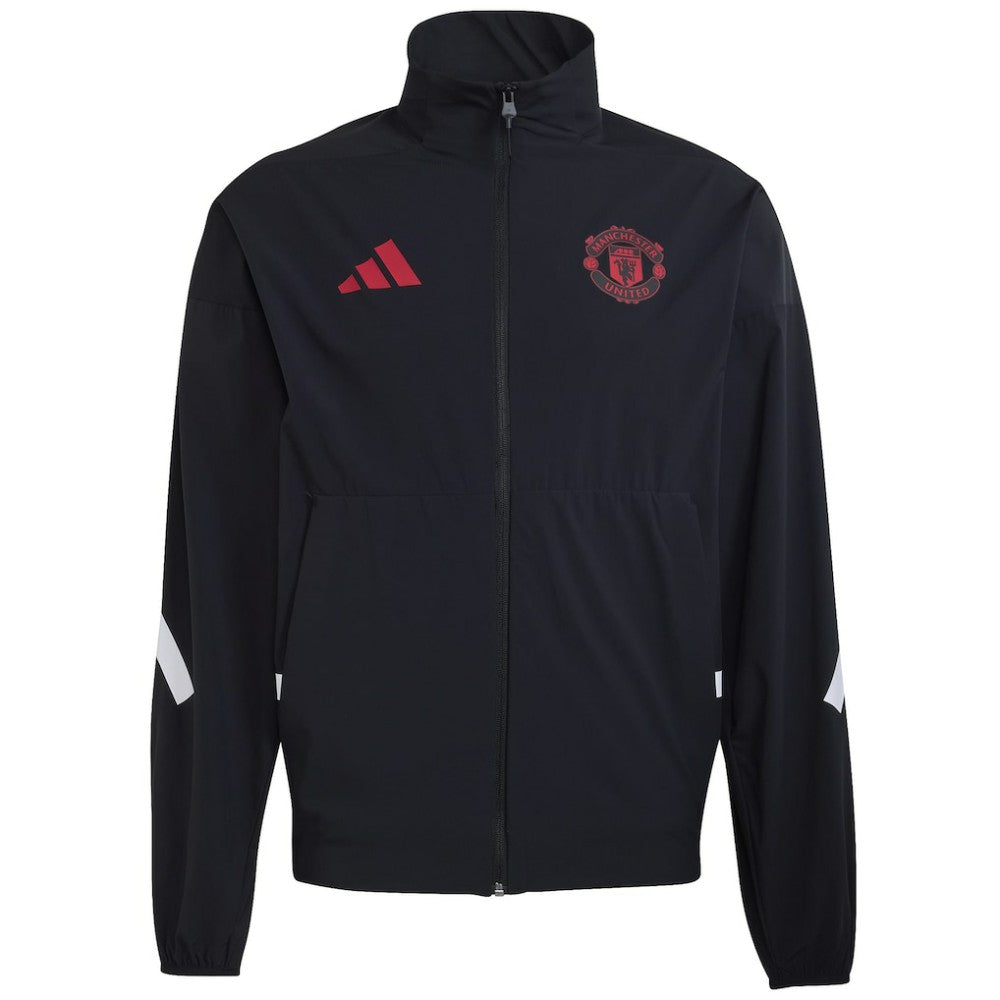 Manchester United 2025/26 Club Anthem Full-Zip Jacket - Black on sale
