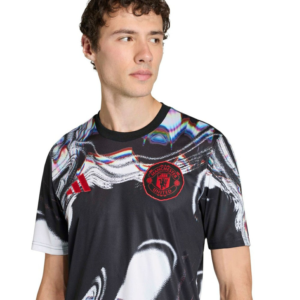 Manchester United 2025/26 Pre-Match Training Jersey - Black outlet